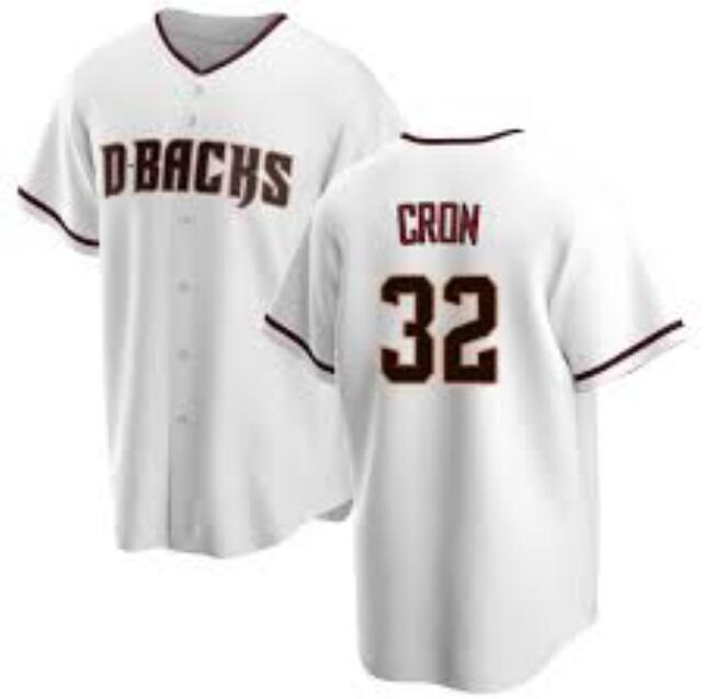 Custom Arizona Diamondbacks #32 Kevin Cron Men Nike White Team MLB Jersey->boston red sox->MLB Jersey